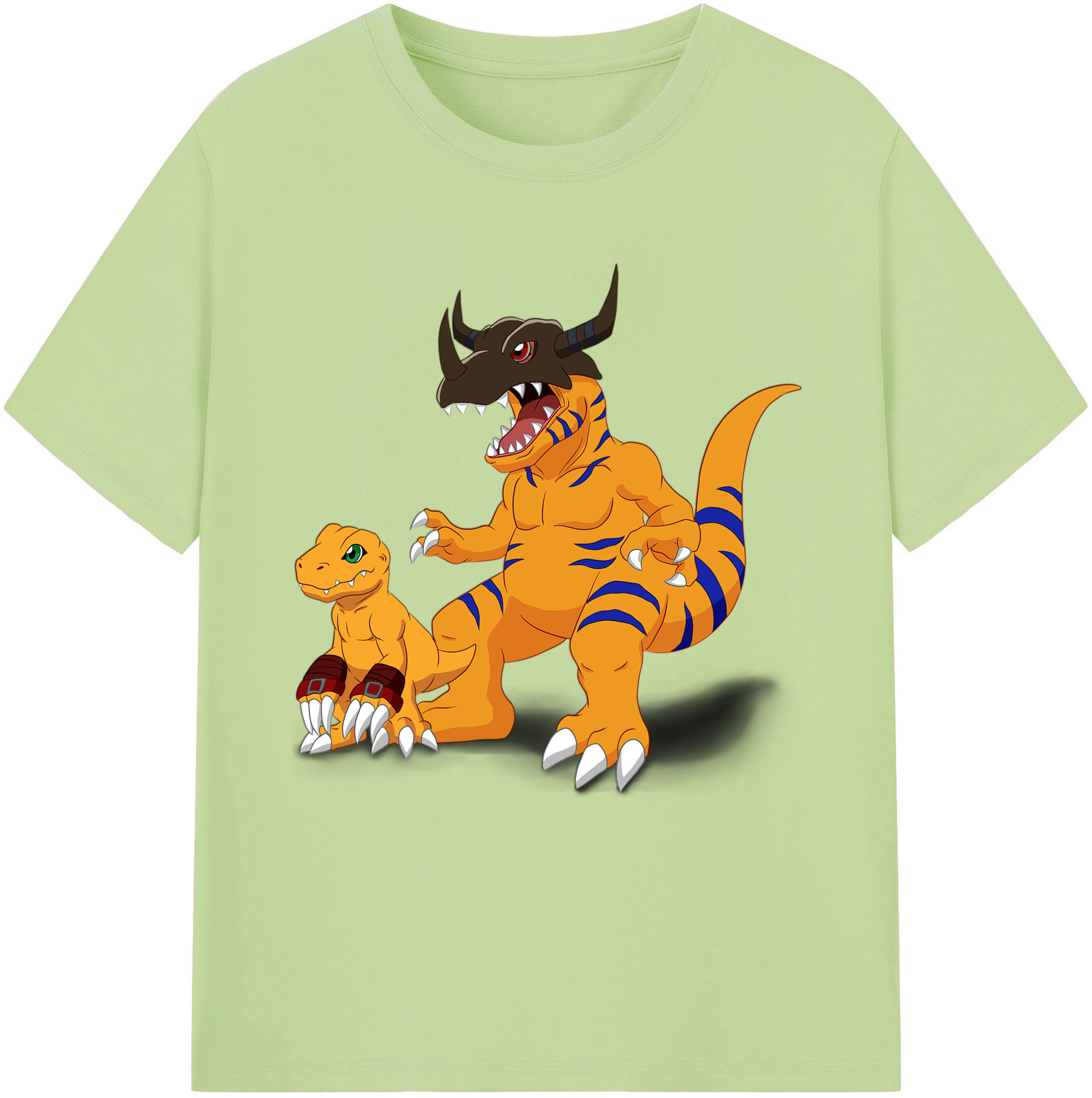 （画像用） Digimon デジタルモンスター/デジモン 綿100％半袖Tシャツ（フロントプリント）